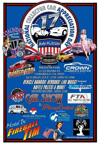 National Car Collector Appreciation Day Car Show flyer July 2026